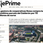 La gestora de cooperativas Ibosa compra la penúltima parcela del Calderón por 70 millones de euros