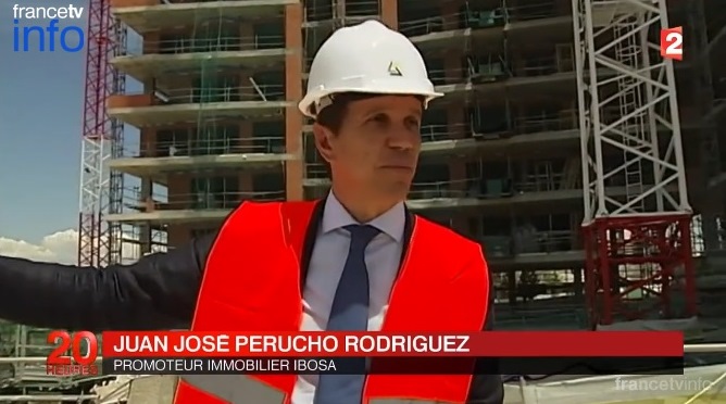 Reportaje emitido en la televisión pública francesa “France 2” acerca de la recuperación del sector Inmobiliario en España.